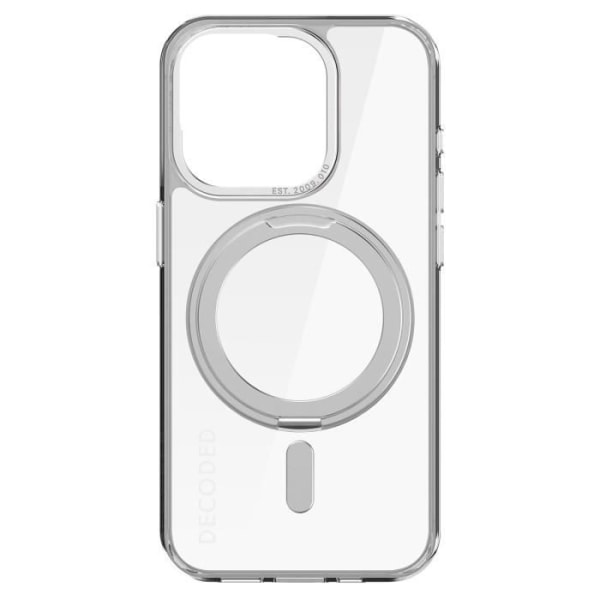MagSafe Fodral för iPhone 15 Pro Max Ring Loop Stand Avkodad Transparent