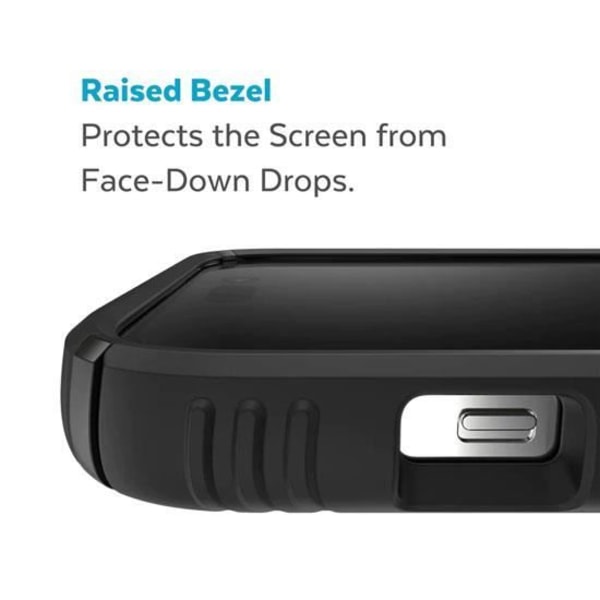 Speck Presidio2 Pro Fodral Kompatibel med MagSafe för iPhone 14 Pro Svart/Vit