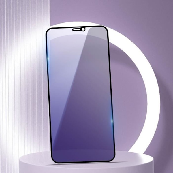 Skærmbeskytter - AVIZAR - iPhone 12 Pro Max - Hærdet glas - Anti-blåt lys - Ridsefast Svart