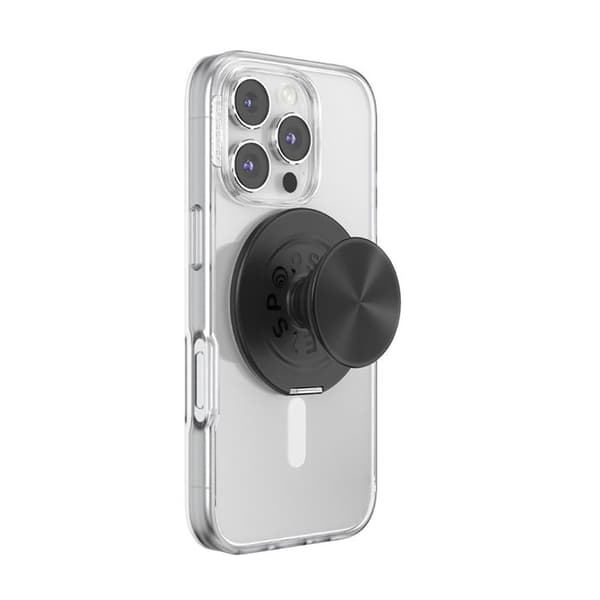 Support PopGrip MagSafe til Smartphone Collection Kick-Out Effekt Radial PopSockets Sort Svart