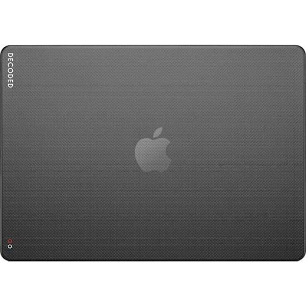 Beskyttelsesskal - DECODED - Macbook Air 13" (2020) - Polykarbonat - Sort - Tilpasset Svart