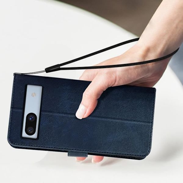 Google Pixel 7a Case rannehihna Midnight Blue Flip Case