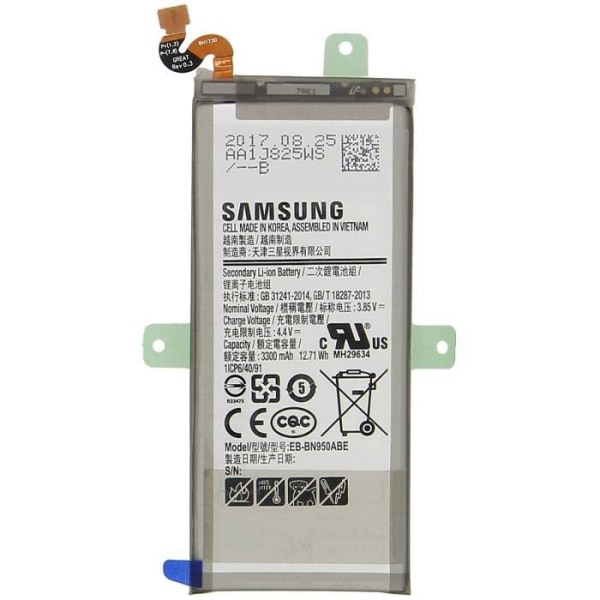 Galaxy Note 8 batteri Original Samsung EB-BN950ABE 3300mAh batteri
