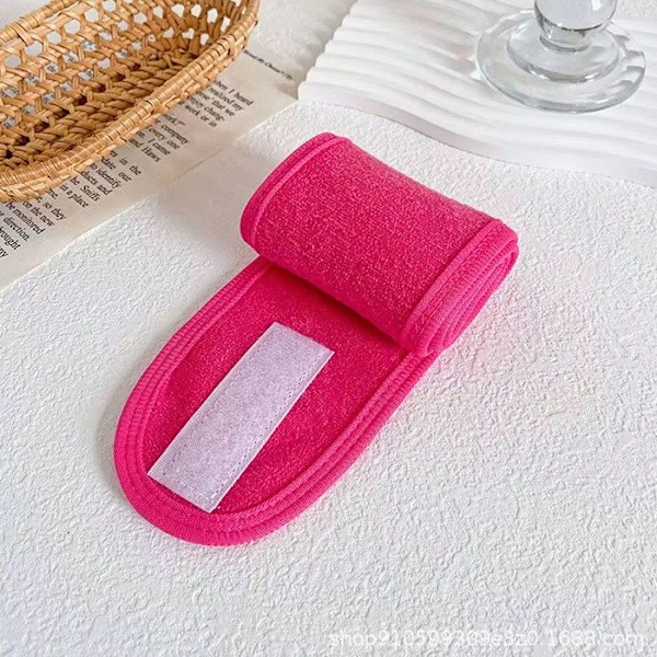 Fuksia microfibre-taittohiussuoja, jossa on puuvillamainen rakenne Rosa