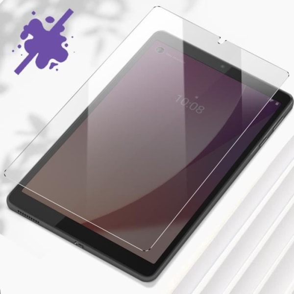 Härdat glas för Lenovo Tab M8 Gen 4 Anti-repor Anti-fingeravtryck transparent