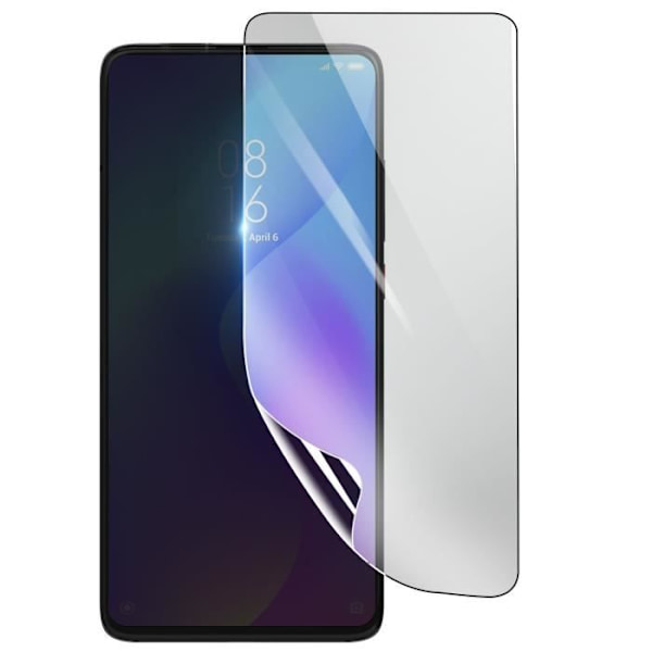 Näytönsuoja - 3MK - Xiaomi Mi 9T - Iskunkestävä Hydrogeeli - Läpinäkyvä - Naarmuuntumaton Transparent