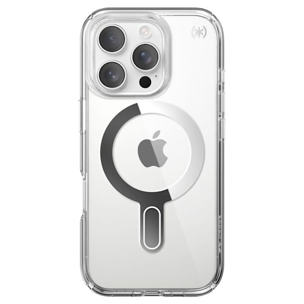 MagSafe-kuori iPhone 16 Pro, 4m putoamissuoja, Presidio Perfect-Clear, Speck läpinäkyvä Vit