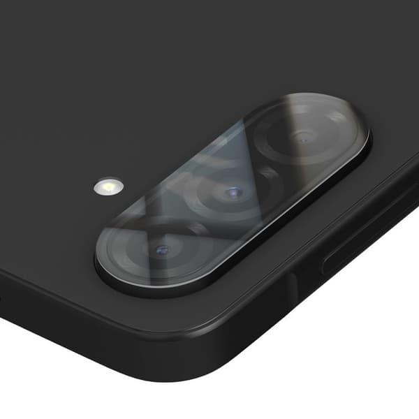 Skyddskamera - Samsung Galaxy A26 - Härdat Glas 9H - Rep-resistant - Installations utan bubblor Vit