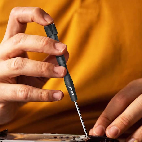 Batteri Skruvmejselsats med Magnetspets 10 i 1 - LINQ - BST8800E - Skruvmejssats - Svart Svart