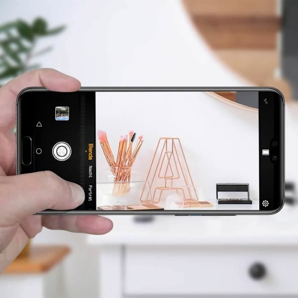 Bagkamera - HUAWEI - P20 Pro - Integreret forbindelsesledning - Sort - Høj kvalitet erstatning Svart