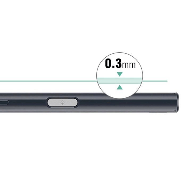 AVIZAR Sony Xperia X Compact Tempered Glass Suojakalvo - Erittäin kestävä - 0,3 mm - Läpinäkyvä Transparent