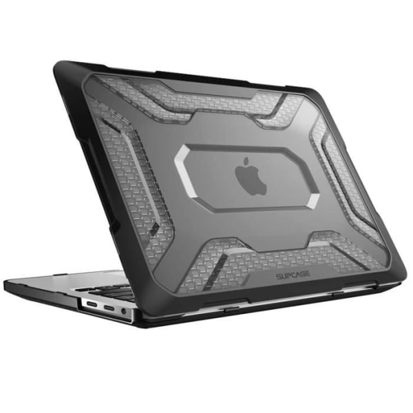 Bumper Case til MacBook Pro 13" 2022 og 2020 - SUPCASE - Unicorn Beetle - Stødsikker - Gennemsigtig sort Transparent