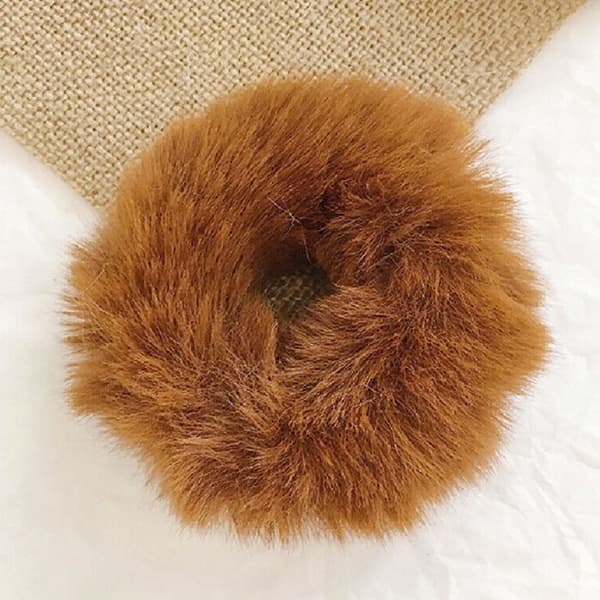 Chouchou - AVIZAR - Fluffy - Blød - Brun - Til Kvinder kastanj