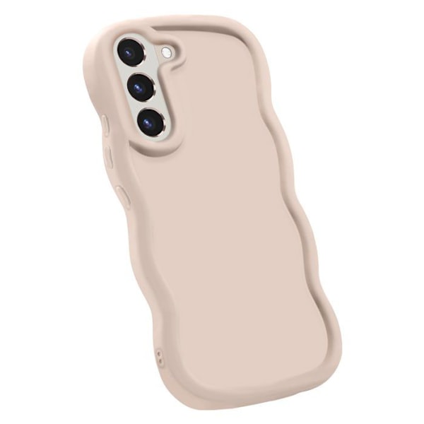 Samsung Galaxy S22 Silikonisuoja Iskunkestävä Candy Beige -sarja Beige