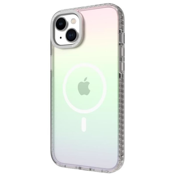 iPhone 15 Plus MagSafe Iridescent Rainbow Cover So Seven Multicolor Flerfärgad