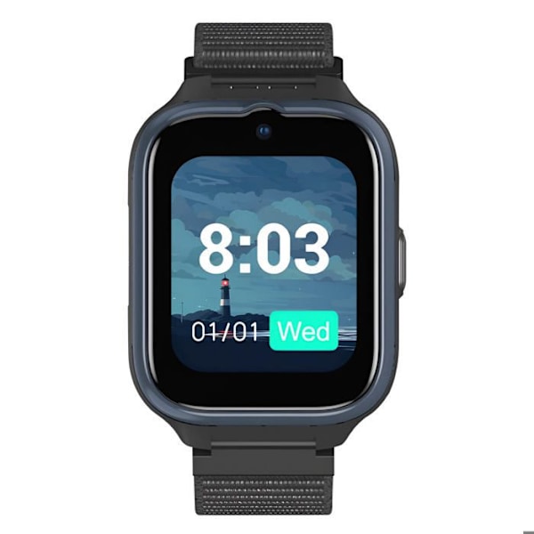 Wi-Fi Smart Watch til Senior med Videoopkald Funktion myPhone Sort Svart