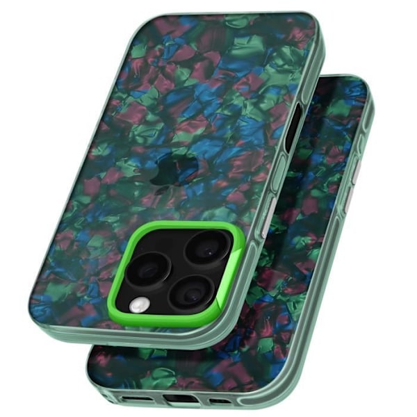 Skal till iPhone 16 Pro Max Stötsäker Mjuk Tutti Frutti Grön