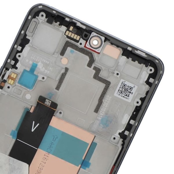 Skärm för Xiaomi Poco F5 5G LCD + Touch Glass + Xiaomi svart chassi Svart