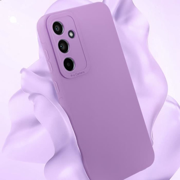 Fodral till Samsung Galaxy A55 5G - AVIZAR - Soft Touch Matte Silikon - Lila Lila