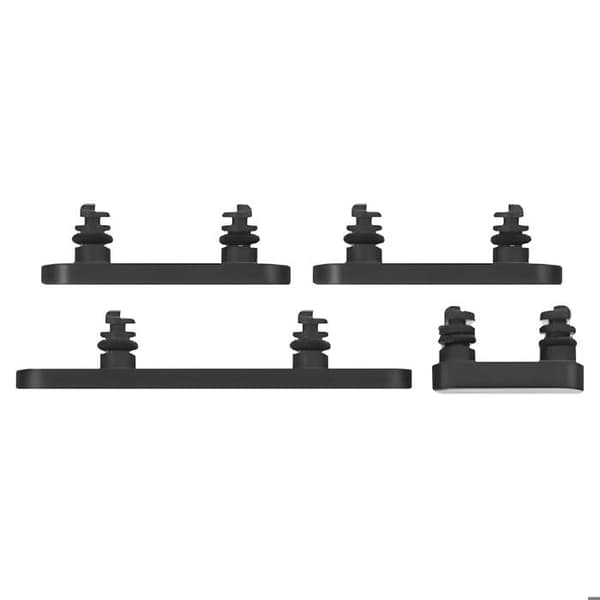 Erstatningssideknapper til iPhone 17 Strøm / Volumen / Handling Sort Svart