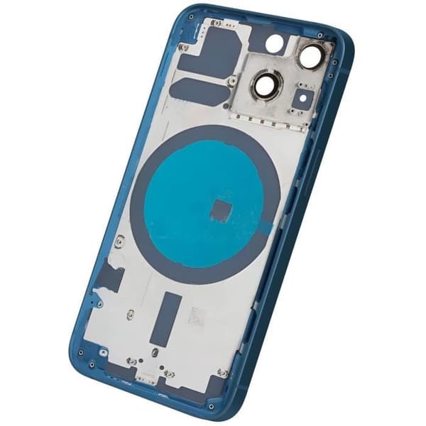 Chassi iPhone 13 Mini - AVIZAR - Bakpanel för ersättning - Blå - 100 g - Hög kvalitet Blå