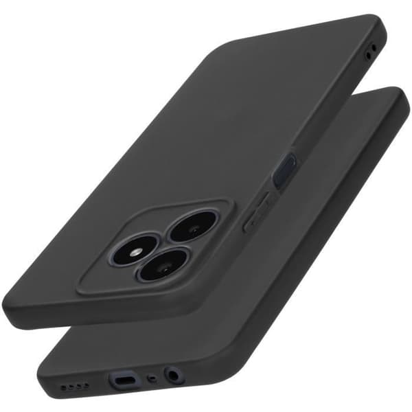 Coque - Realme - Note 50 - Silikone - Mat Finish - Stødbeskyttelse Svart