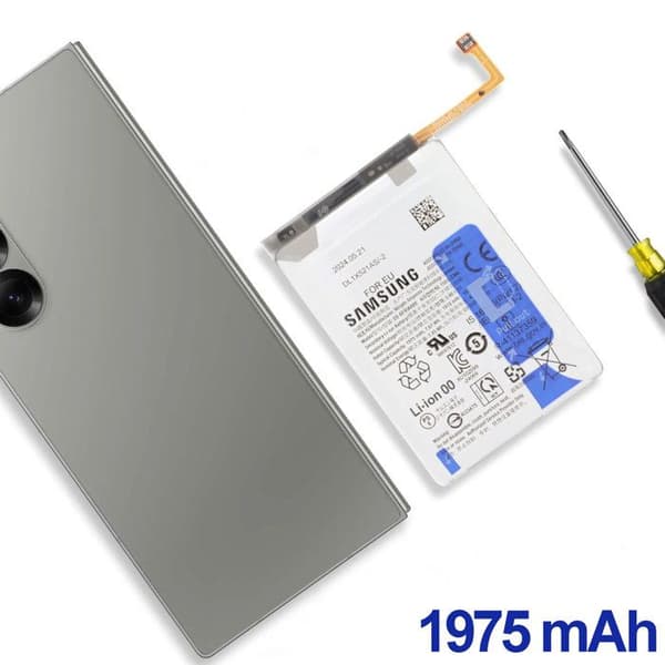 Interna Batteri - SAMSUNG - Galaxy Z Fold 6 - 1975mAh - Litium Jon - Vit Vit