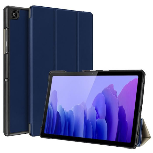 Housu - Samsung - Galaxy Tab A7 10.4 2020 - Ohut Muotoilu - Video Tuki - Integroitu Näppäimistö Midnattsblå