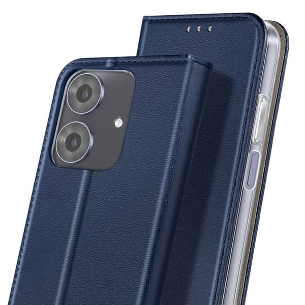Foliofodral - AVIZAR - Realme Note 60 - Syntetiskt läder - Kortficka - Video Stöd Blå