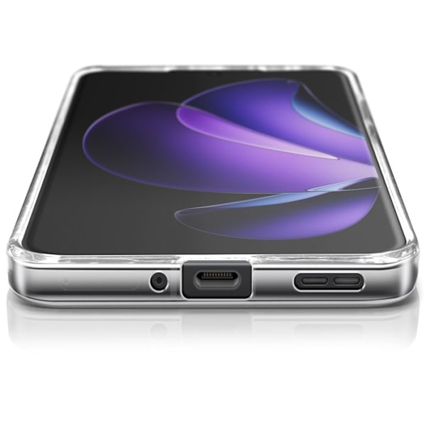 Oppo Reno 13 Pro - läpinäkyvä silikonikuori Vit