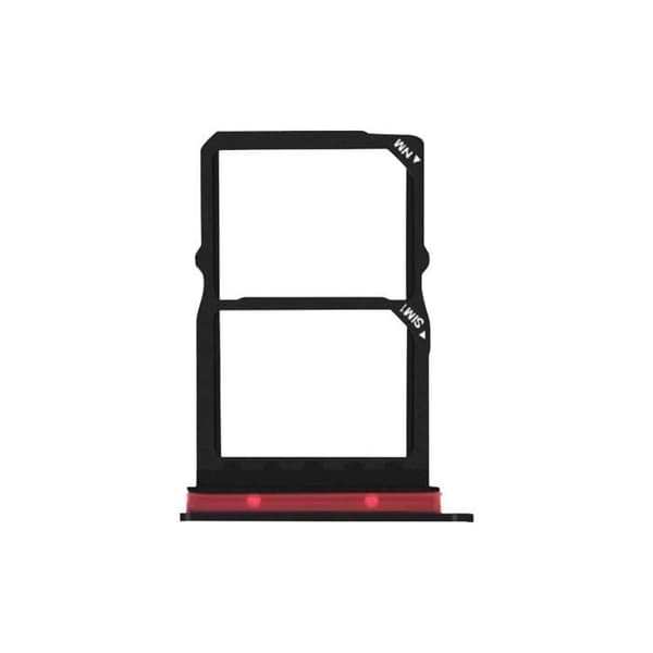 SIM-kortbakke til erstatning Huawei P30 - Sort - Nano SIM - Micro-SD - CE og RoHS Svart