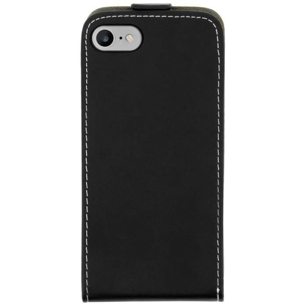 iPhone 7 og iPhone 8 Vertical Flip Wallet Cover - Sort