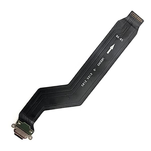 Ladeconnector - OnePlus - 8T - Sort - USB-C - 100% Kompatibel Svart