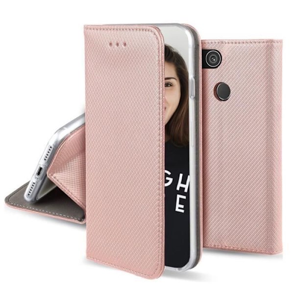 Folio Case Apple iPhone 14 Pro -magneettitelineelle Jaym Champagne Pink Rosa