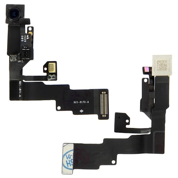 Frontkamera - AVIZAR - iPhone 6 - Nära sensors - Anslutningskabel - Svart Svart