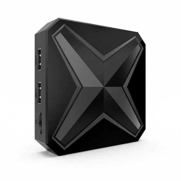 Multimedia Bro TV-Box Forbundet Android 14 8K Wi-Fi 6 16 GB Sort