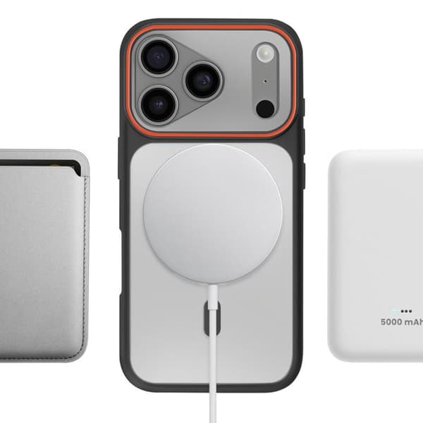 MagSafe cover til iPhone 17 Pro Beskyttelse Bi-materiale Hård Bagside Sort Svart
