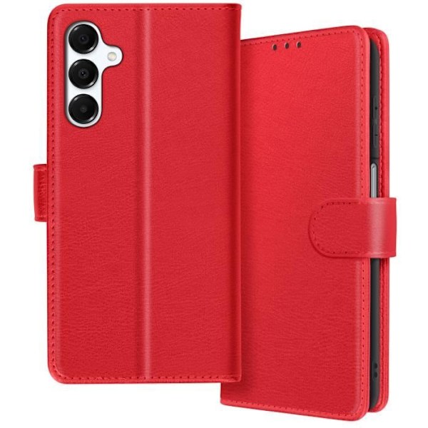 Suojakuori Samsung Galaxy A16 Flip -lompakolle ja videotelineelle, punainen Röd