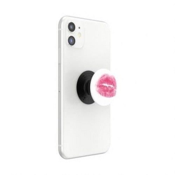 Pop Grip för smartphones Standarddesign Muah PopSockets Svart Rosa