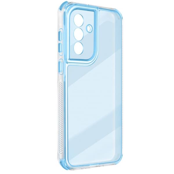 Skydd för Galaxy A37 Förstärkt Design Bi-Material Texturerad Halkfri Blå Blå