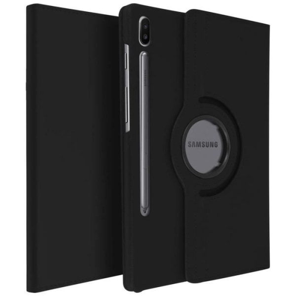Fodral till Samsung Galaxy Tab S6 10.5 Fullt skydd 360° roterande stöd svart
