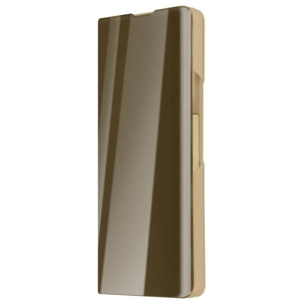 Clear View-etui til Samsung Galaxy Z Fold 5 - AVIZAR - Hard Shell - Gul - Spejlklap - Standerfunktion Gul