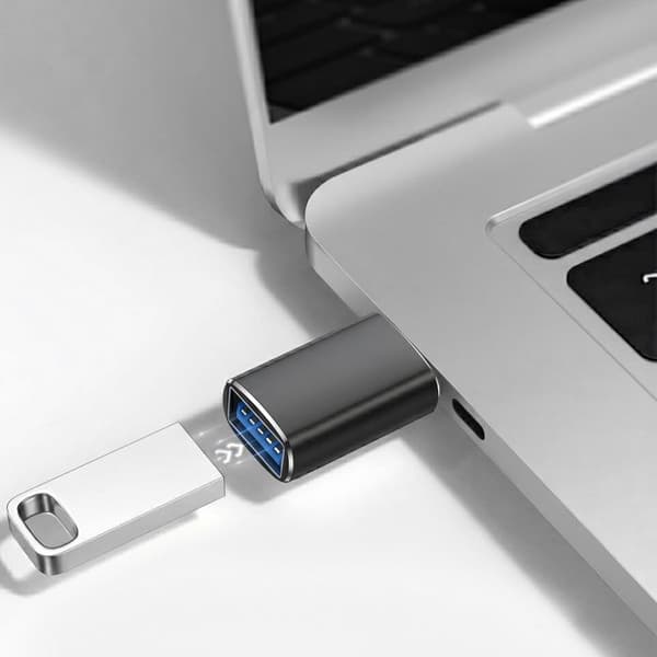 USB-C Uros OTG -sovitin USB 3.0 Naaras Sininen Tähti Musta
