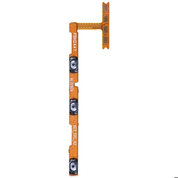 Nappe Power og Volume Erstatning til Xiaomi Redmi Note 14 4G Sort