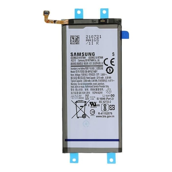 Huvudbatteri Samsung Galaxy Z Fold 3 2280 mAh Original EB-BF926ABY