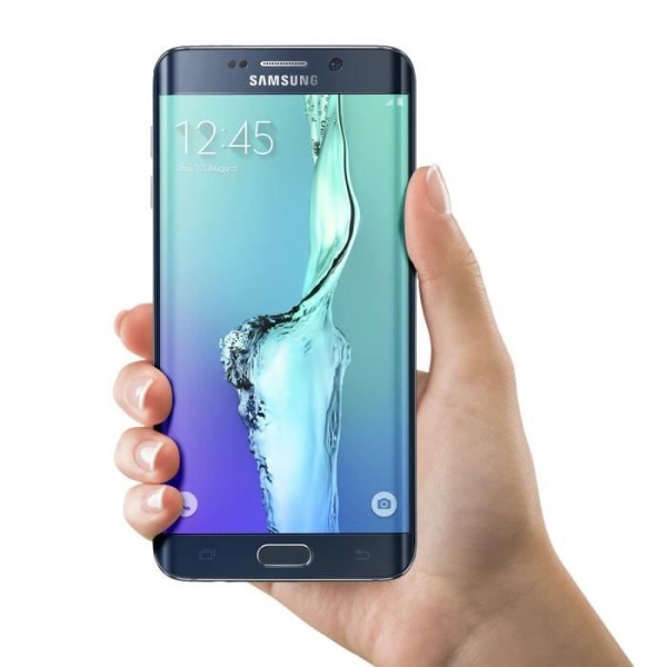 Komplett Block Samsung Galaxy S6 Edge LCD-skärm Touchglas Original Svart