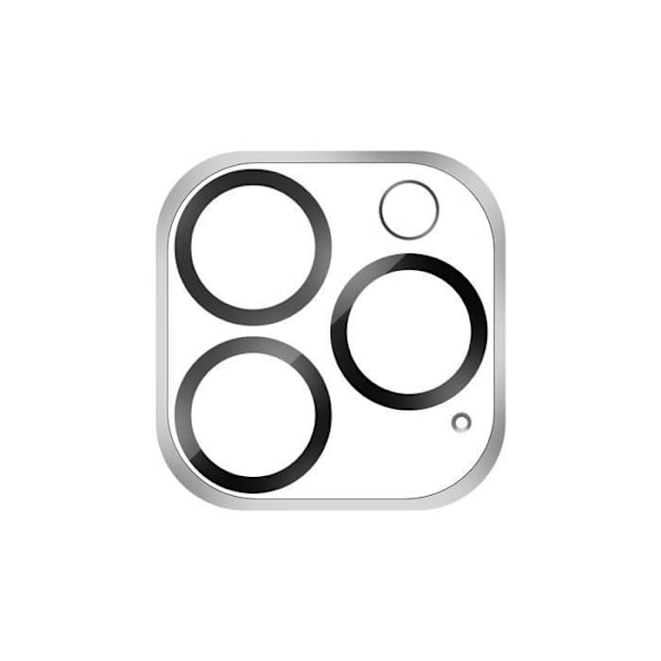 Suojakalvo - AVIZAR - iPhone 13 Pro - 9H karkaistu lasi - Erittäin läpinäkyvä - Mustat ääriviivat Svart, klar