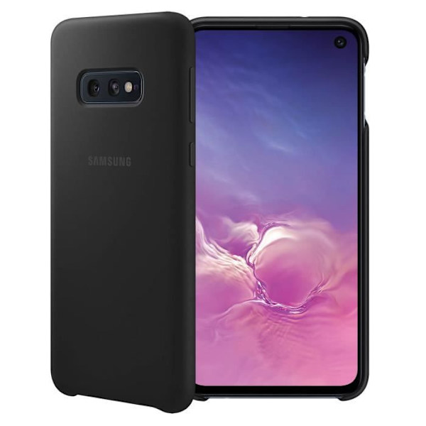 Coque - Samsung - Galaxy S10e - Silikone Gel - Stødabsorberende - Semi-stiv - Sort Svart