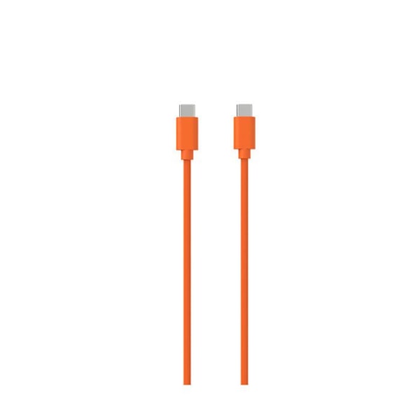 USB-C till USB-C 3A Laddning och Synkronisering Collection POP 1,5m Jaym Orange Orange