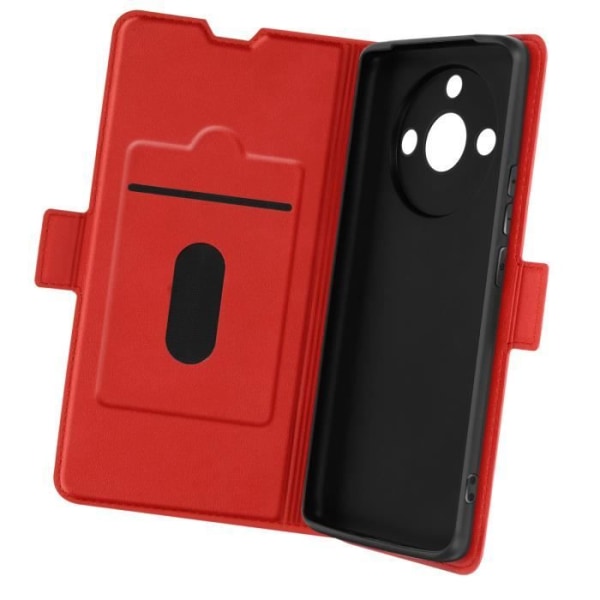 Fodral för Realme 11 Pro och 11 Pro Plus korthållare Stativ Plånbok Slim Röd